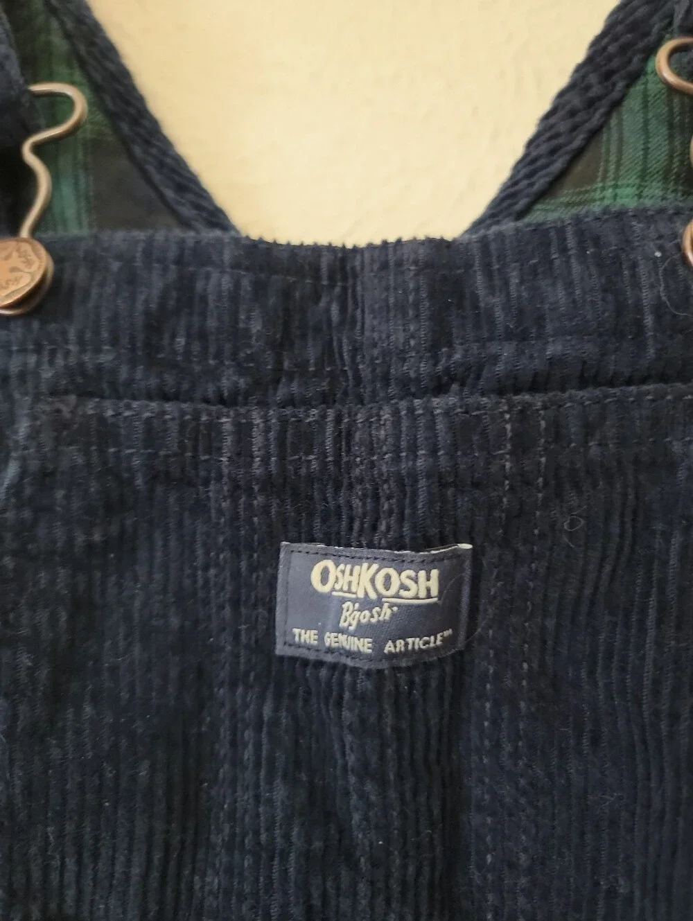 OshKosh B'gosh Dark Blue Corduroy Overalls 5T
